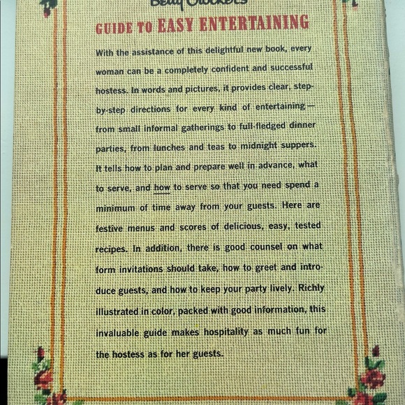 Betty Crocker’s Guide to Easy Entertaining Cook Book - Picture 2 of 9
